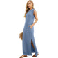 🔥SUMMER SALE 49% OFF⏰NEW CASUAL LOOSE SPLIT WRINKLE-FREE MAXI DRESS-1