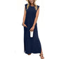 🔥SUMMER SALE 49% OFF⏰NEW CASUAL LOOSE SPLIT WRINKLE-FREE MAXI DRESS-7