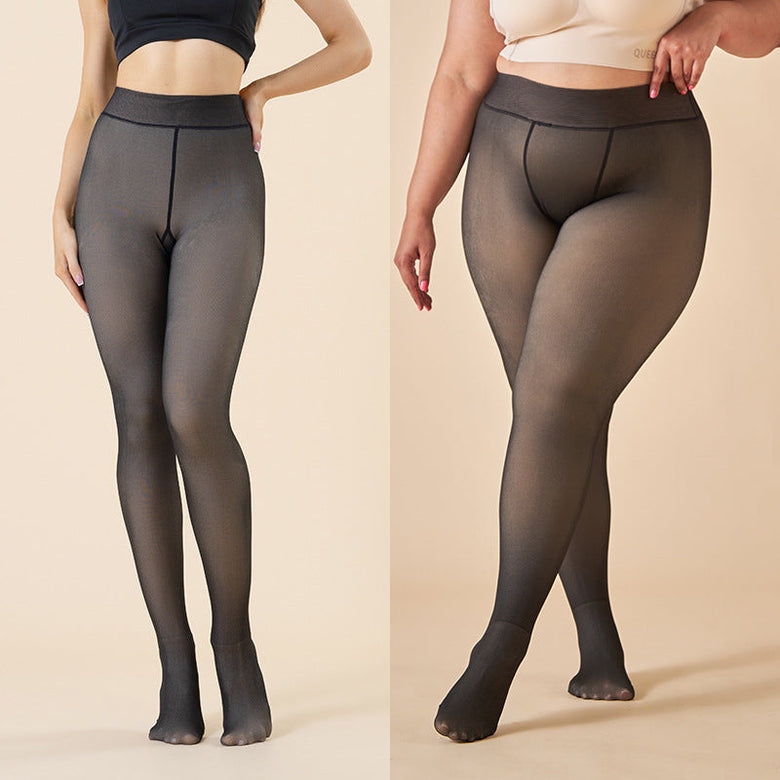 🔥Hot Sale 49% OFF🔥Translucent Fleece Lined Tights-2