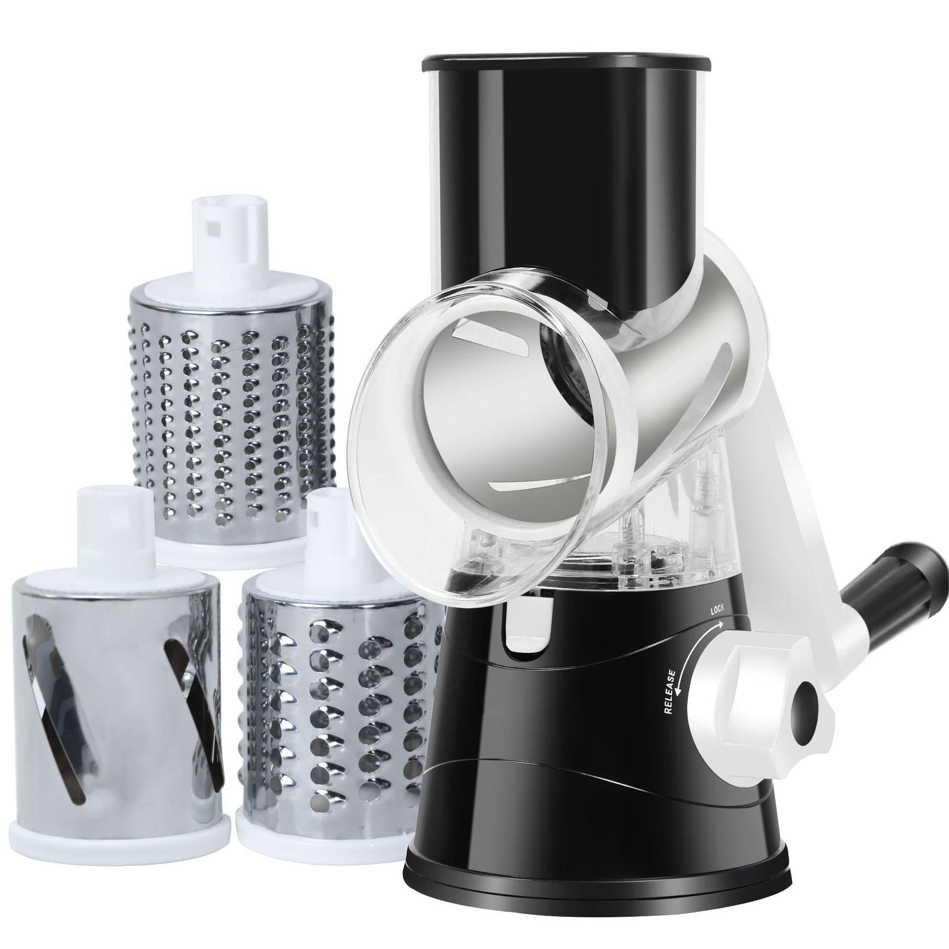 🧑‍🍳Kitchen Artifact - 49%OFF🥳3 in 1 Rotary Cheese Grater Vegetable Slicer-18