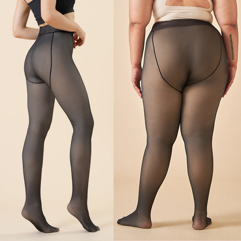 🔥Hot Sale 49% OFF🔥Translucent Fleece Lined Tights-1