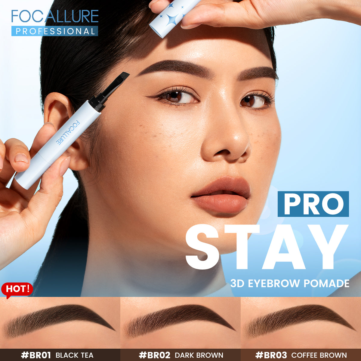 🔥LAST DAY 49% OFF - Pro-Stay 3D Eyebrow Cream Long lasting 3 colors-3