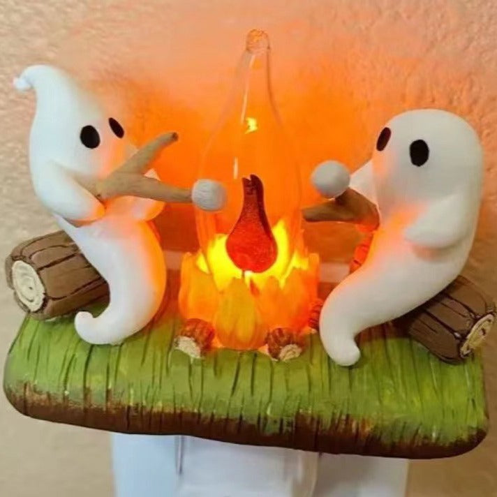 🔥Hot Sale 49% OFF🔥2024 Ghost Campfire Flickering Nightlight✨🔥👻-6