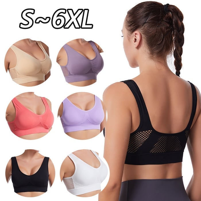 🔥HOT SALE BUY 1 GET 1 FREE - Each only ￡5.49!!!🔥Breathable Cool Liftup Air Bra🔥-15