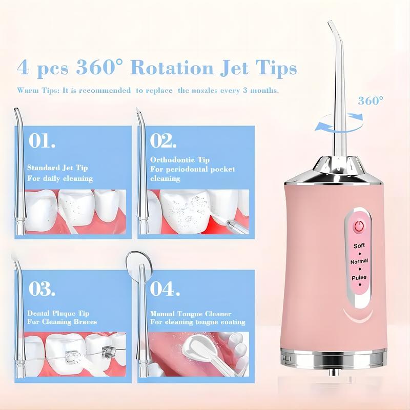 🔥Last Day Promotion 49% OFF - Portable Water Flosser Teeth Cleaner-4