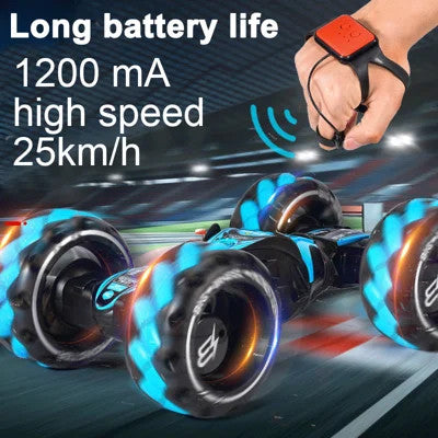 🎁Great gift & Big sale 49% OFF🔥Gesture Sensing RC Stunt Car With Light & Music