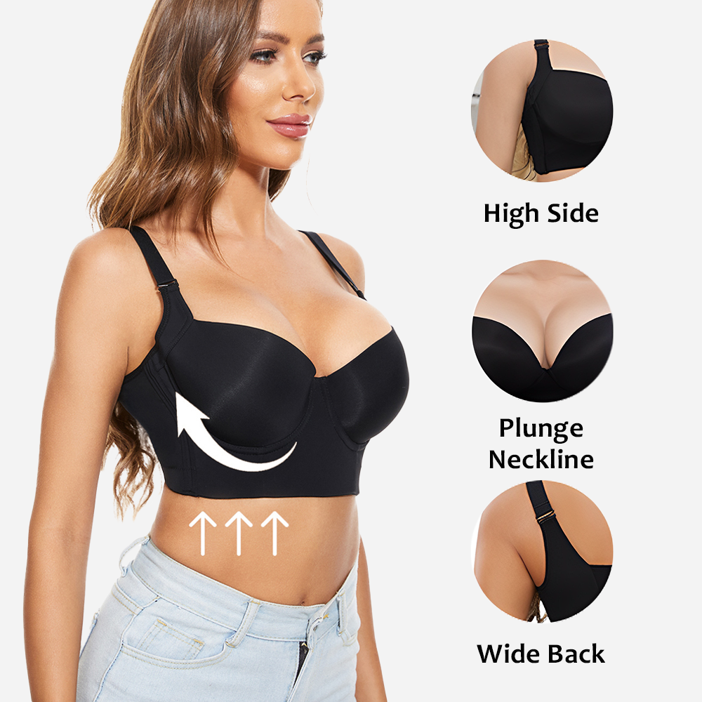 🏆HOT DAY SALE 49% OFF🔥Comfortable Full Coverage Sculpting Uplift Bras-23