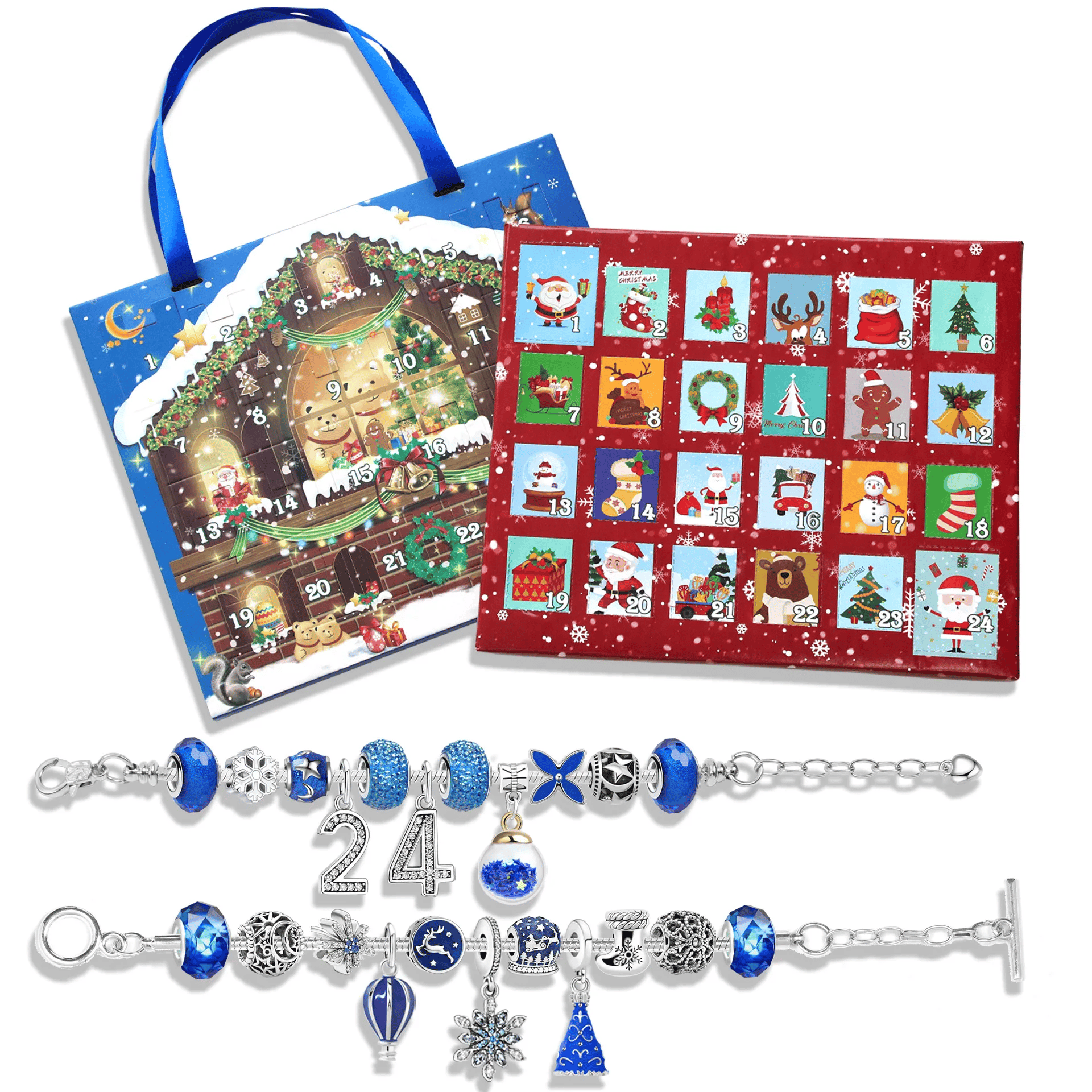 🔥Hot Sale 49% Off🎁24 Pcs DIY Christmas Advent Calendar Bracelets Set-7