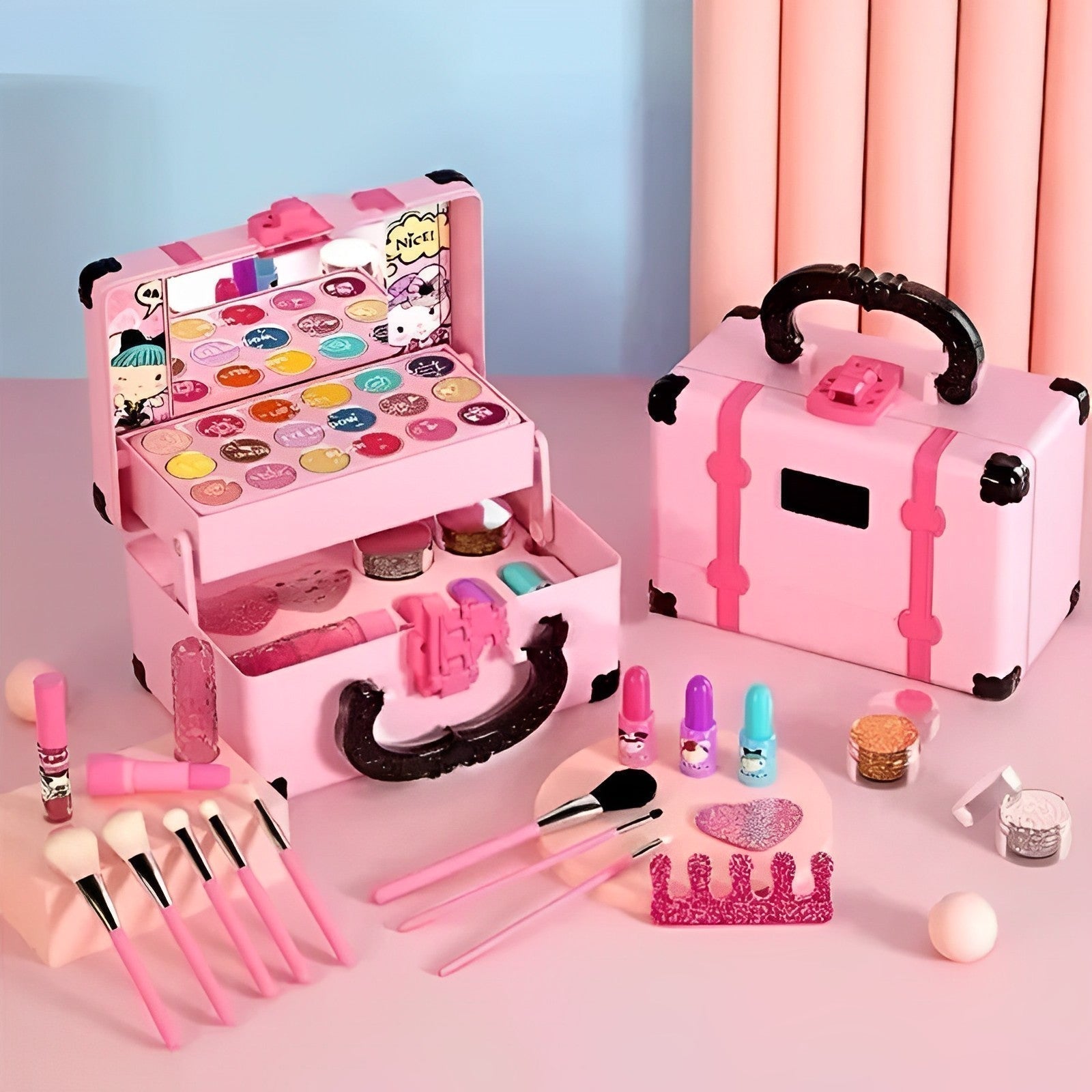 💝Gift Idea Hot sale 49% OFF🎁Kids Washable Makeup Beauty Kit-17