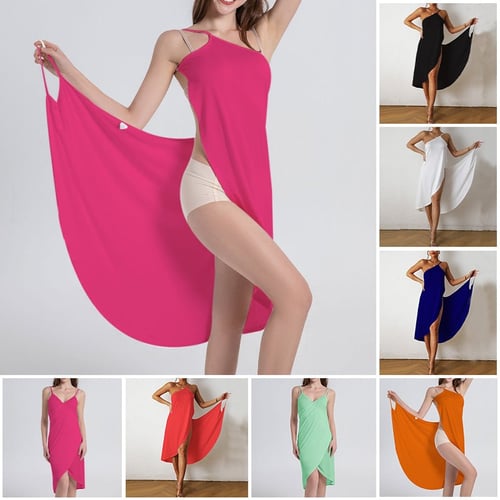 🔥Essential for vacation-49% OFF😲-🌊Women's Beach Wrap Dress Cover-up💖