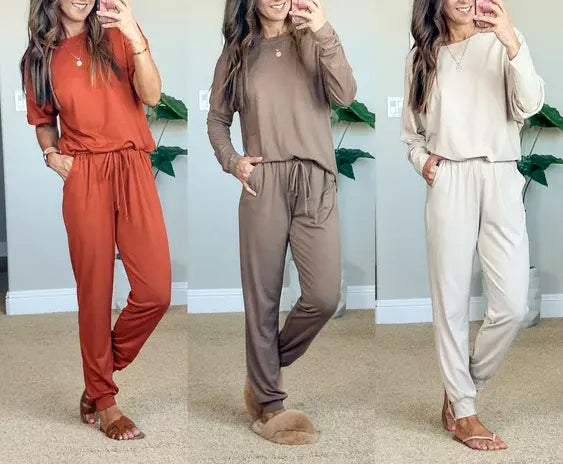 🔥HOT SALE 49% OFF🔥WOMEN'S SWEATSUIT TWO PIECE OUTFIT-4