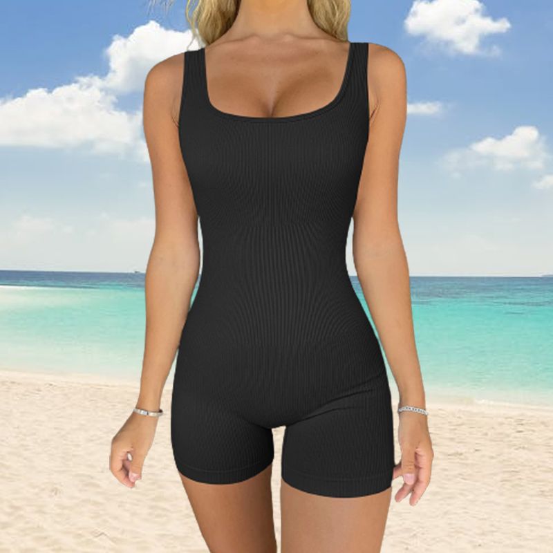 💥Hot Sale 49% OFF🔥Seamless Stretch Tummy Control Yoga Romper-5