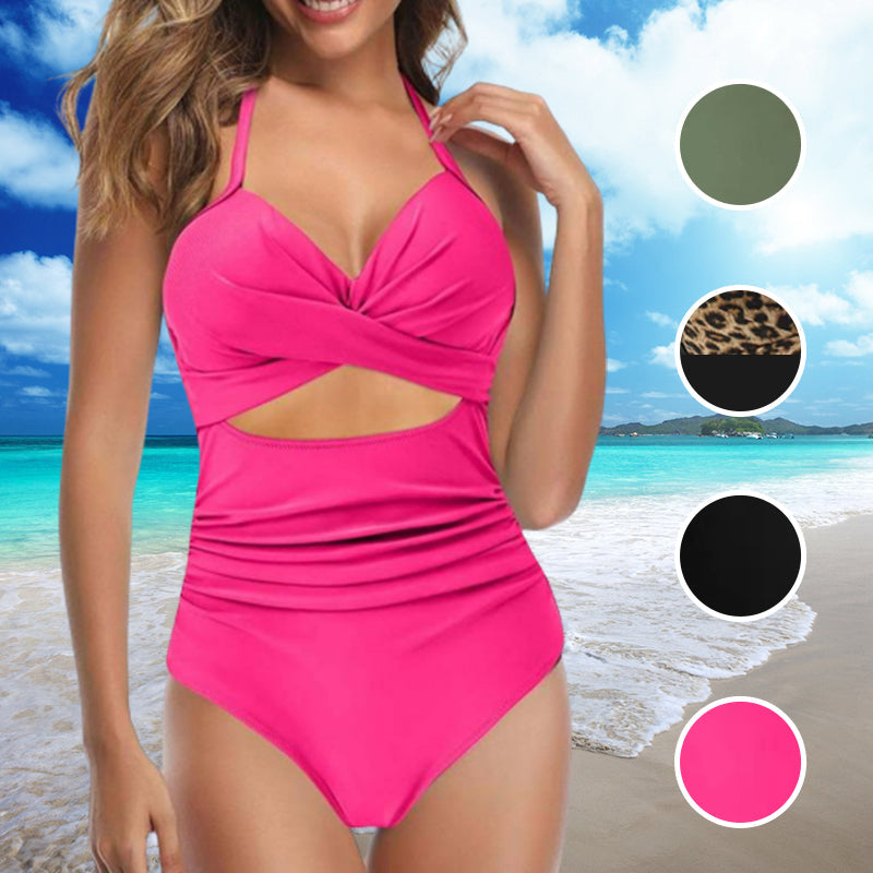 🌊LAST DAY SALE 49% OFF🔥Women's Cut-out One-Piece Swimsuit-3