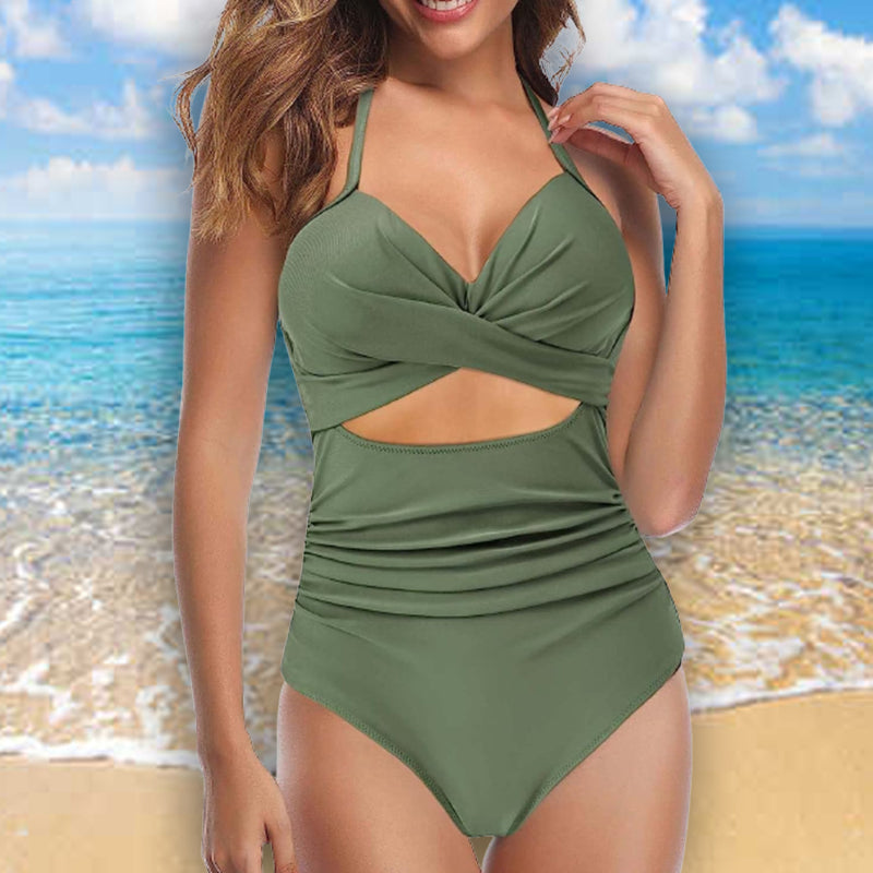 🌊LAST DAY SALE 49% OFF🔥Women's Cut-out One-Piece Swimsuit-4