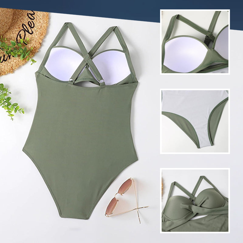 🌊LAST DAY SALE 49% OFF🔥Women's Cut-out One-Piece Swimsuit-6