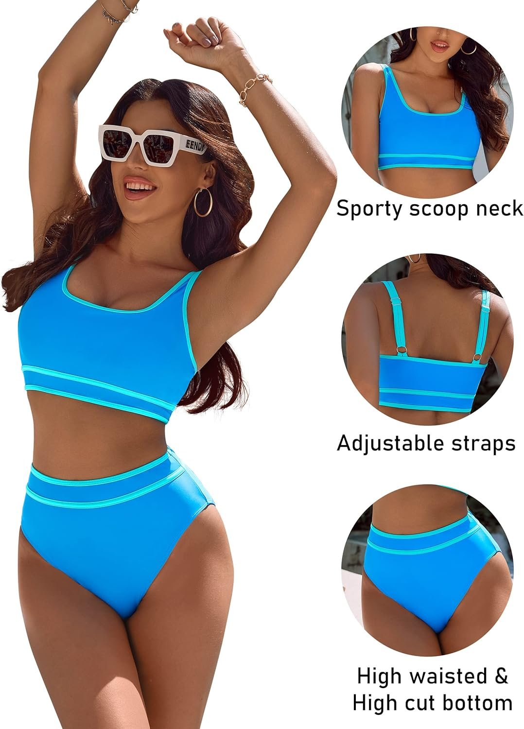 💖Last Day 49% OFF-Women's High Waisted Bikini Sets-11