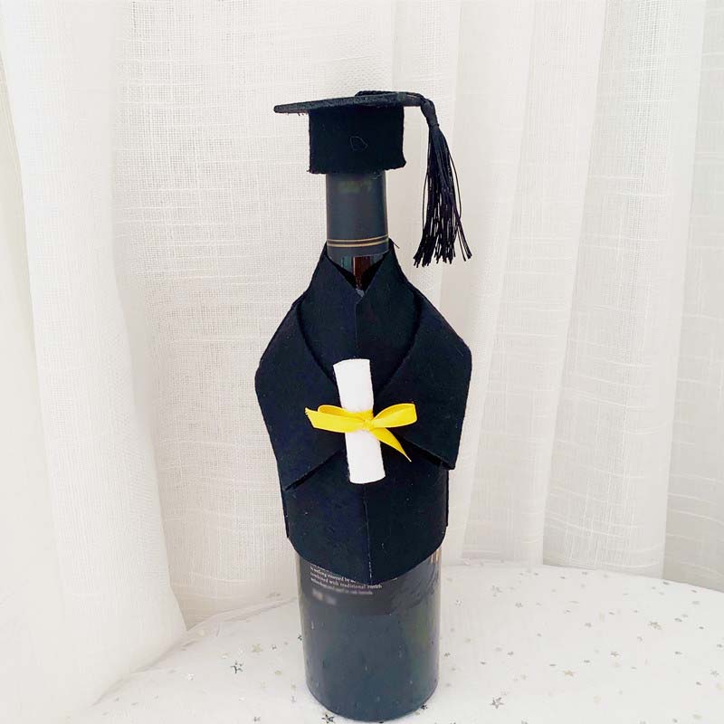 🔥HOT SALE 49% OFF🔥Graduation Cap And Gown Bottle Cover-9