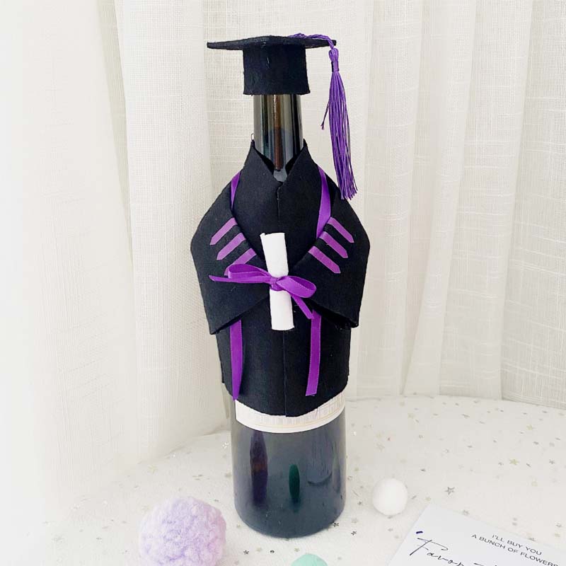 🔥HOT SALE 49% OFF🔥Graduation Cap And Gown Bottle Cover-12