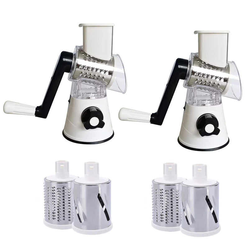 🧑‍🍳Kitchen Artifact - 49%OFF🥳3 in 1 Rotary Cheese Grater Vegetable Slicer-13