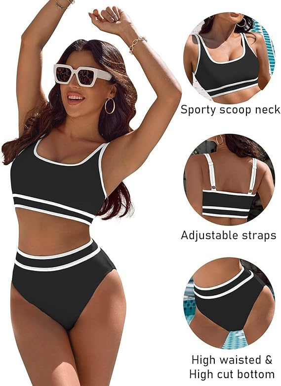 💖Last Day 49% OFF-Women's High Waisted Bikini Sets-2