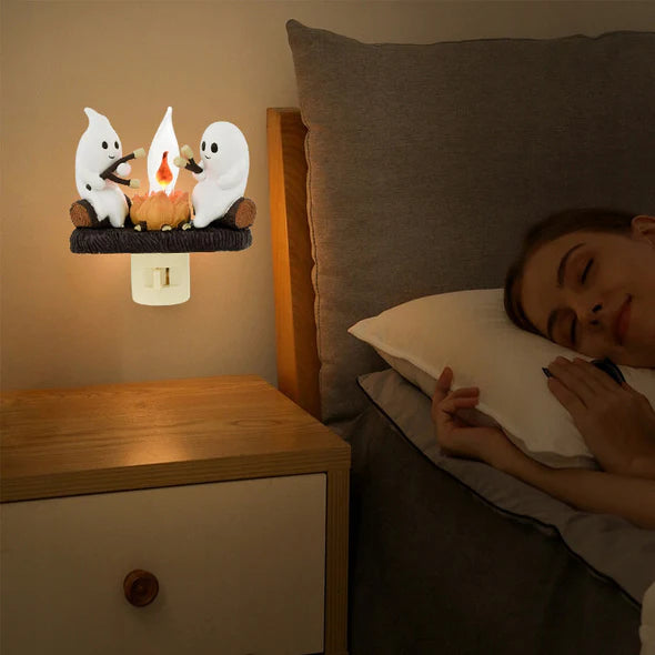 🔥Hot Sale 49% OFF🔥2024 Ghost Campfire Flickering Nightlight✨🔥👻-4