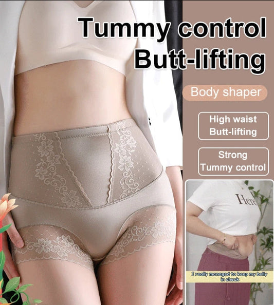 🔥Hot Sale-BUY 1 GET 1 FREE⭐Latest Upgraded High Waisted Tummy Tuck & Hip Lifting Shapewear💕🍃