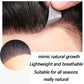 🎁Hot Sale 49% OFF🔥No glue Hairline Toupee For Women (Real hair)-9