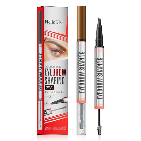 🔥PAY 1 GET 2 PCS🔥2-in-1 Brow Pen and Sealing Brow Gel for Real Fuller Eyebrows🥳