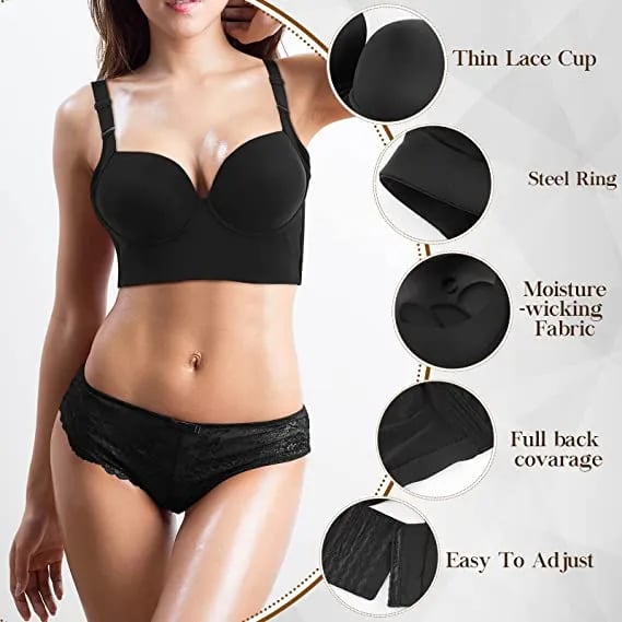 🏆HOT DAY SALE 49% OFF🔥Push-Up Back Smoothing Bra-12