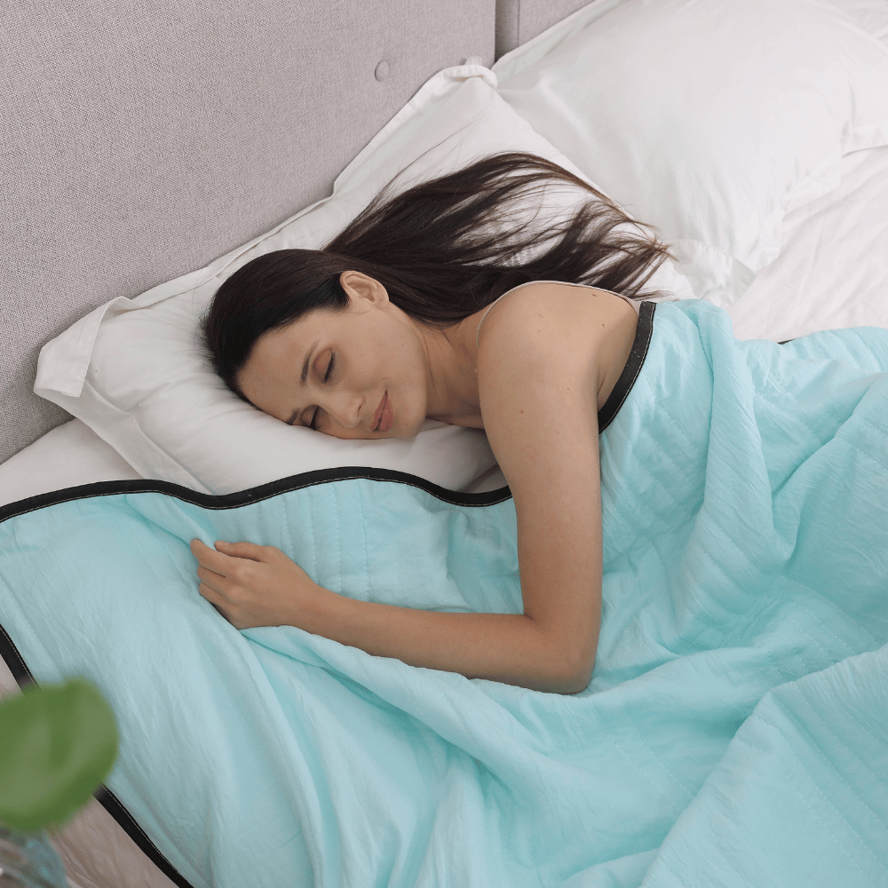 🛌💤The Secret to a Sleep Peacefully In Summer - Ice Cooling Calming Blanket-5