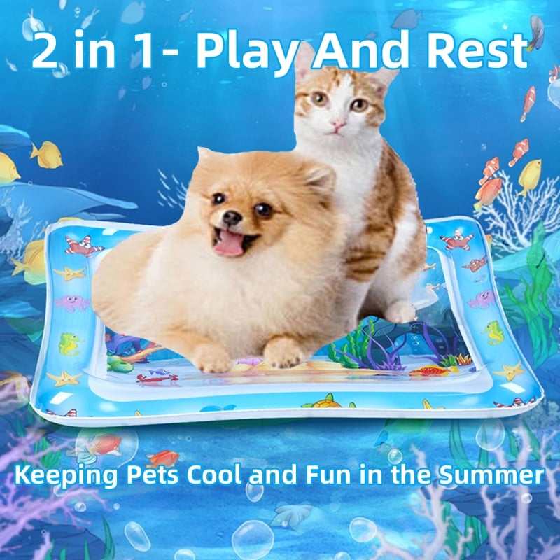 🔥Summer Hot Sale-49% Off😻Pet Water Sensory Mat-3