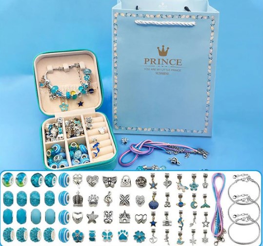 🎄Early Christmas Sale 49% OFF🎁Charm Bracelet Jewelry Making Kit-22