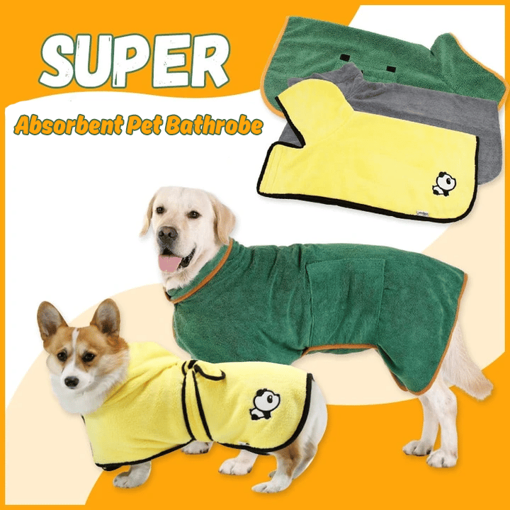 🐶😺HOT SALE 49% OFF🔥Super Absorbent Pet Bathrobe