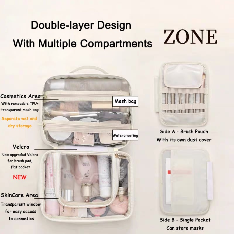 🔥HOT SALE 49% OFF🔥Multi-Compartment Toiletry Cosmetics Bag-5