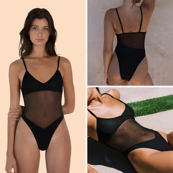 👙Summer Promotion 49% OFF❤️‍🔥 Tan-Through One-Piece Swimsuit💕-1