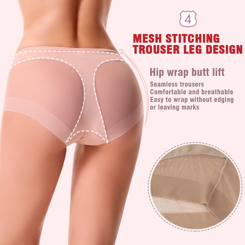 🎁Pay 2 Get 2 Free🔥High Waist Ice Silk Seamless Shaping Briefs-4