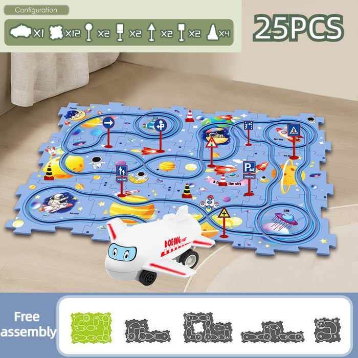 🎅Hot Sale 49% Off✨- 🚗Kids Car Track Set🎁-25