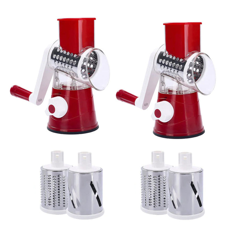 🧑‍🍳Kitchen Artifact - 49%OFF🥳3 in 1 Rotary Cheese Grater Vegetable Slicer-16