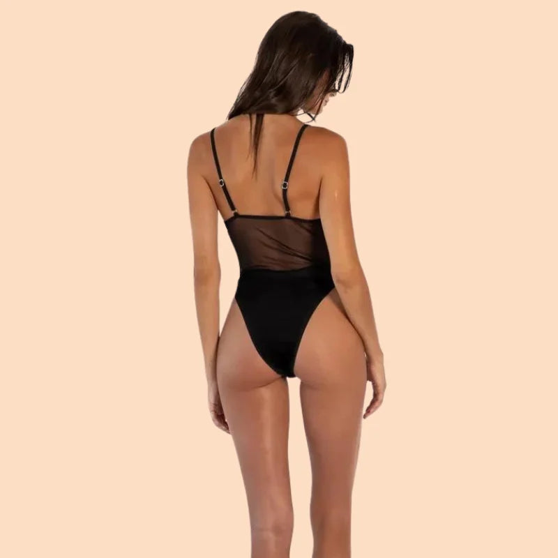 👙Summer Promotion 49% OFF❤️‍🔥 Tan-Through One-Piece Swimsuit💕-8