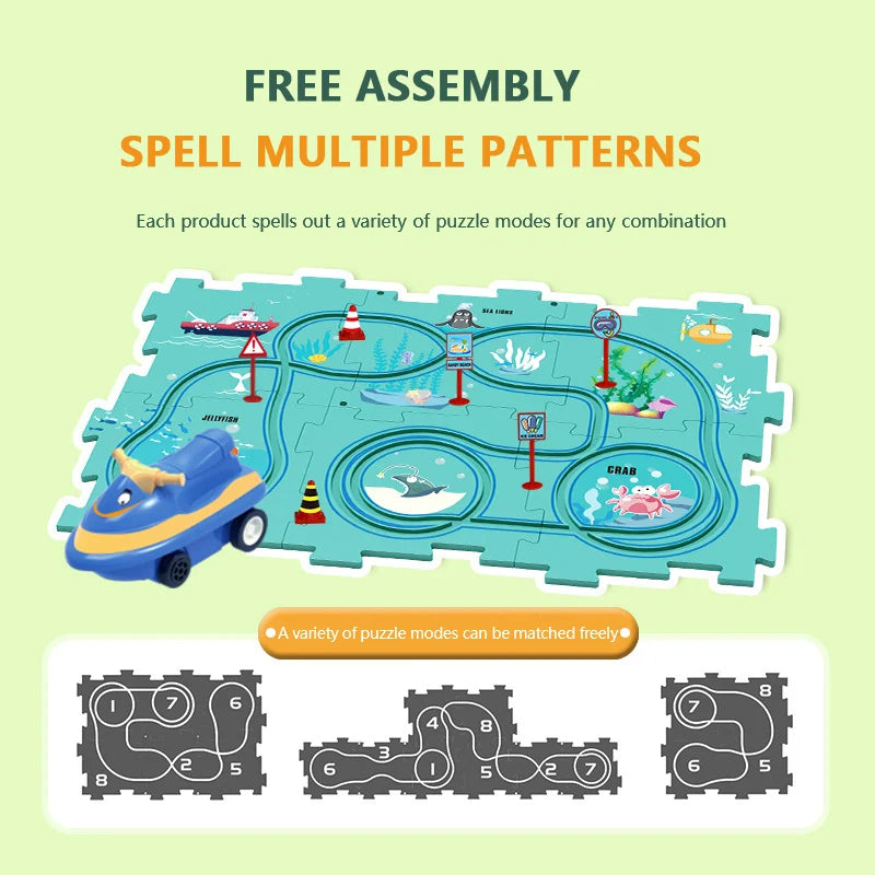 🎅Hot Sale 49% Off✨- 🚗Kids Car Track Set🎁-7