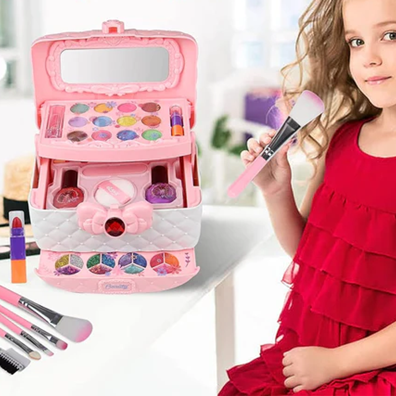 💝Gift Idea Hot sale 49% OFF🎁Kids Washable Makeup Beauty Kit-4