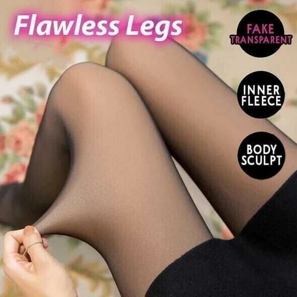 🔥Hot Sale 49% OFF🔥Translucent Fleece Lined Tights-9