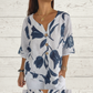 💕Hot Sale 70% OFF🌷Printed V-neck Tunic Top🌷-9