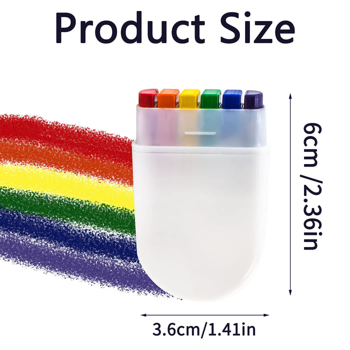 🏳‍🌈BUY 1 GET 1 FREE 😍!!!EACH ONLY NEED ￡1.59🏳‍🌈Rainbow Face Body Paint-4