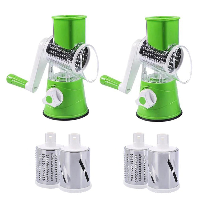 🧑‍🍳Kitchen Artifact - 49%OFF🥳3 in 1 Rotary Cheese Grater Vegetable Slicer-17