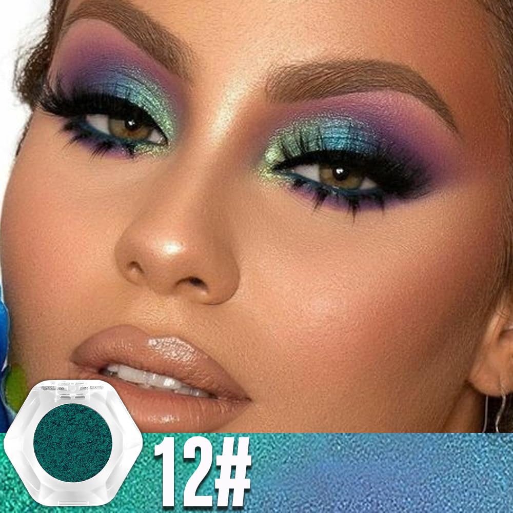 🔥This Week's Special Price：￡7.99!!🔥Double chrome eye shadow-9