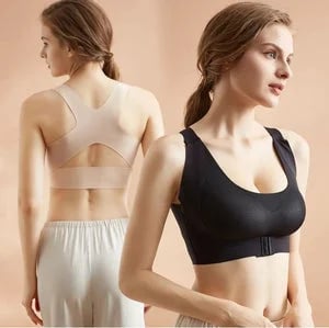 🎉LAST DAY Buy 2 Get 1 Free(CODE923)⚡Posture Correcting Front Buckle Bra-2