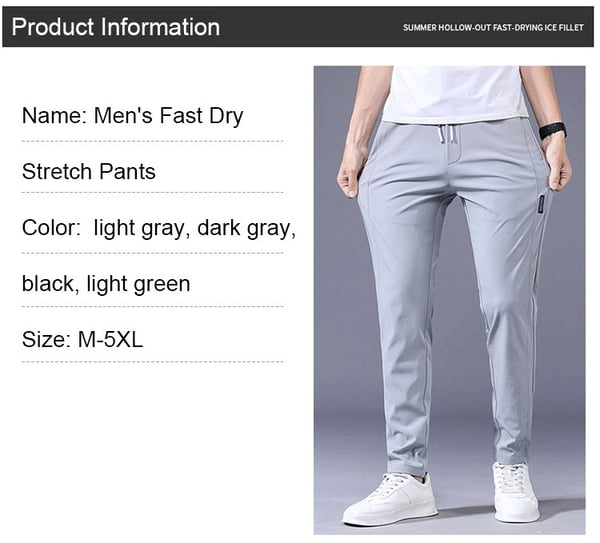 🔥LAST DAY SALE 49% OFF🔥Unisex Ultra Stretch Quick Drying Pants-9