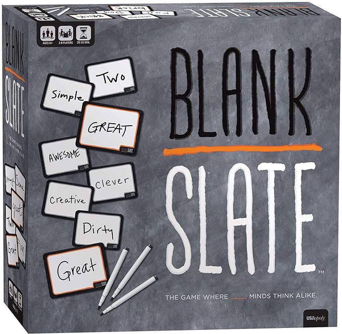 🎉Hot Sale 49% OFF🎉Blank slate Family game-Word Game🎁Great for All Ages