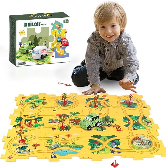 🎅Hot Sale 49% Off✨- 🚗Kids Car Track Set🎁-2